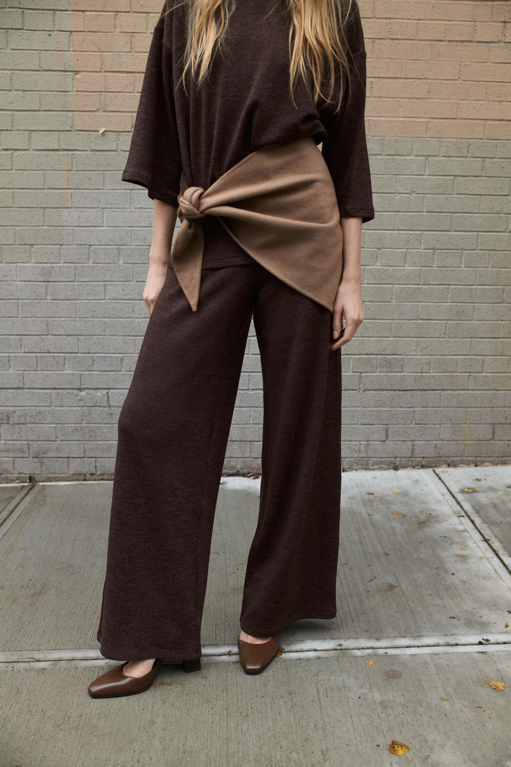 БАЗОВЫЕ БРЮКИ ПИКЕ — ZARA