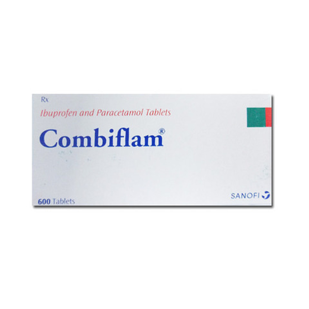 БАД Sanofi Combiflam Обезболивающее Ибупрофен 400 мг, Парацетамол 325 мг, 20 таб