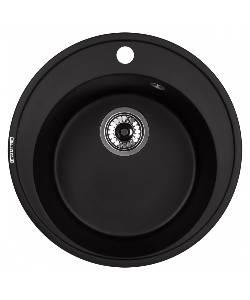 Кухонная мойка Kuppersberg BALI 1B BLACK METAL фото 