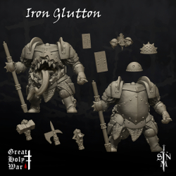 Миниатюра Trench Crusade Great Holy War Iron Gluttons
