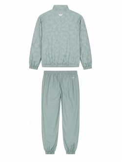 Мужской теннисный спортивный костюм EA7 Man Woven - green dots