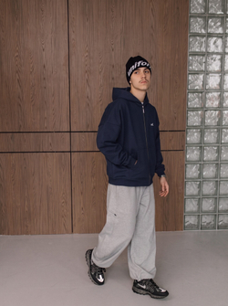 Худи UNIFORM Heavy Zip unf. темно-синий