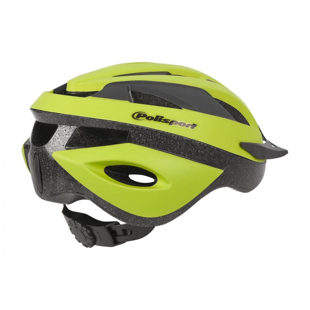 Шлем велосипедный взрослый Polisport Sport ride (m=54/58), fLIME GREEN /BLACK MATTE