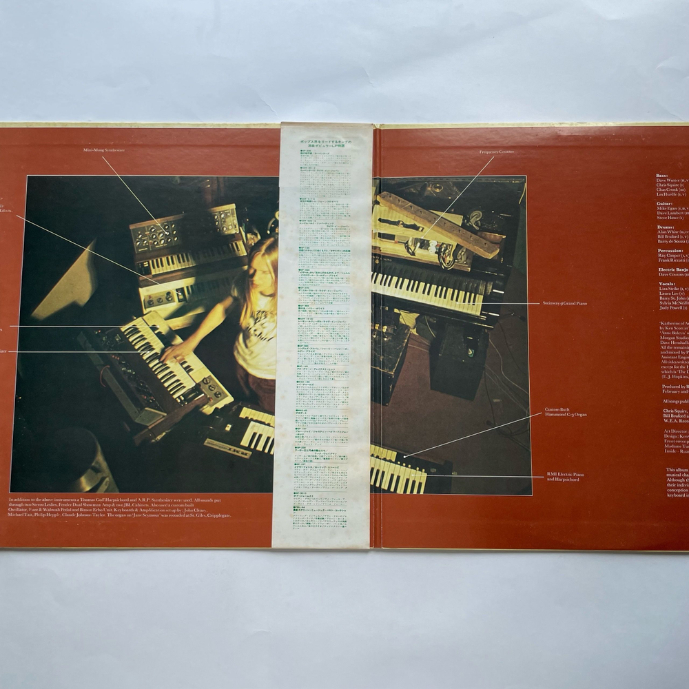 Винтажная виниловая пластинка LP Rick Wakeman The Six Wives Of Henry VIII (Япония 1975) (Оби)
