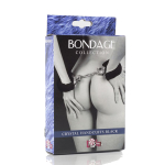 Чёрные наручники с кристаллами Lola Games Bondage Collections 1011-01lola
