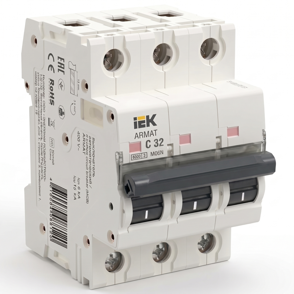 Авт. выкл. 3Р 32А 6кА C M06N ARMAT IEK