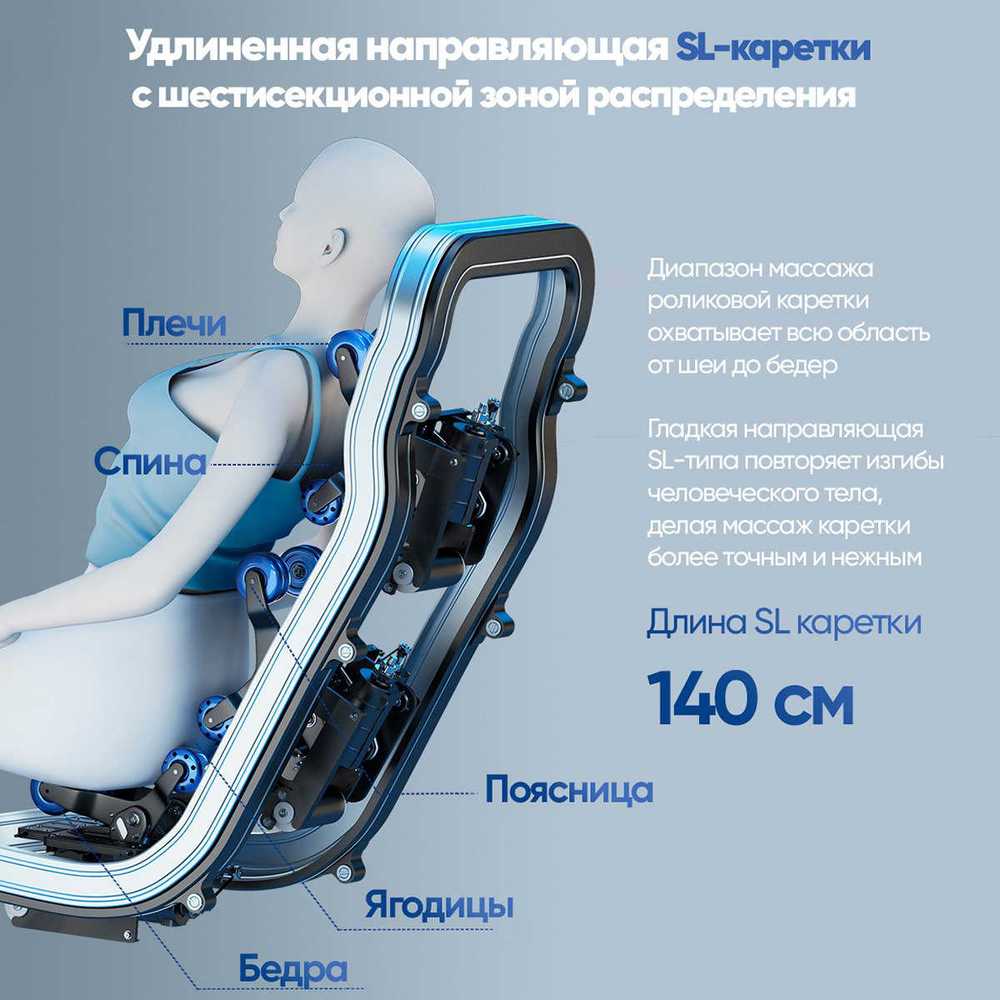 Массажное кресло RelaxMaster «Titan Prime», SL [3D, коричнево-золотое]
