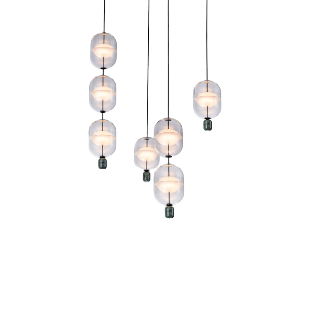 Pendant design lamp Metropol by Sebastian Herkner