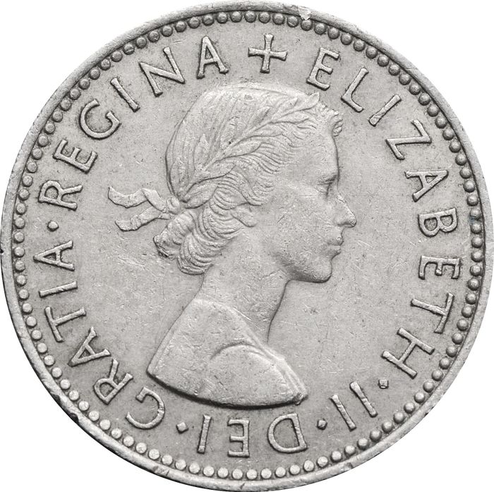 1 шиллинг 1955 Великобритания (Английский герб) XF