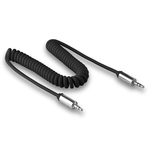 Кабель 3.5 Jack (M) - 3.5 Jack (M) WALKER WCA-510 1.7m пружина Black