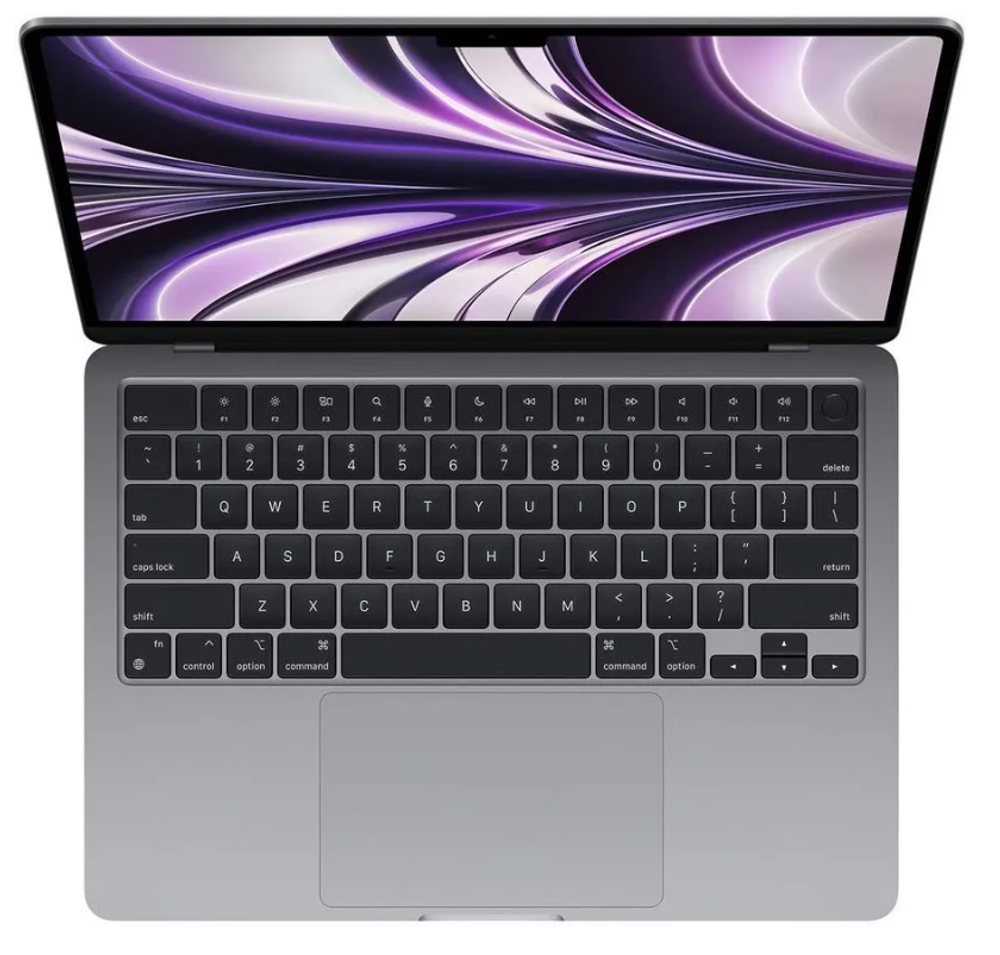 13.3" Ноутбук MacBook Air 13 2024 Space Gray (2560x1664, Apple M3, RAM 16ГБ,SSD 256ГБ, Apple M3 10-Core GPU, MacOS)