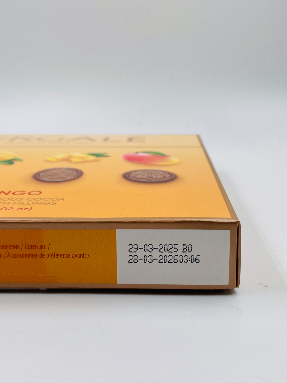 Набор конфет Pergale Milk Mango в молочном шоколаде со вкусом манго, 114 г (из Литвы)