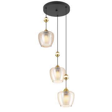 Подвесной светильник 3*Е27 CL475023 бронза/черный NORT Citilux