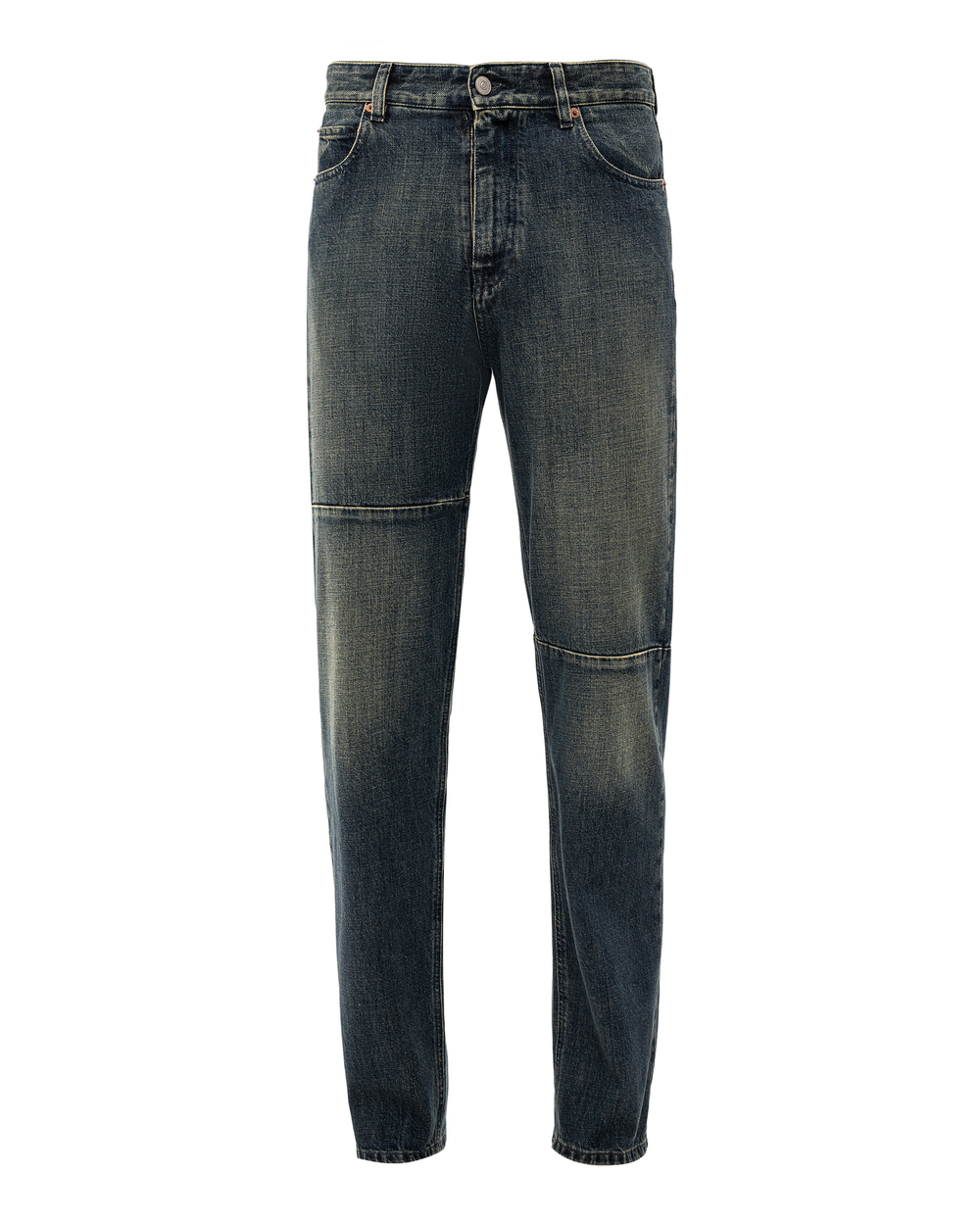 MM6 MAISON MARGIELA ДЖИНСЫ СИНИЕ МУЖСКИЕ С ОТСТРОЧКАМИ