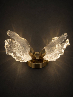 Бра настенное Lanbos Butterfly, LED 6 Вт, 3 кв м, золото
