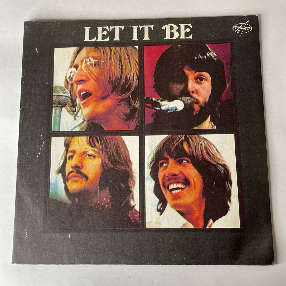 Винтажная виниловая пластинка LP The Beatles, Битлз, Let It Be, Пусть Будет Так (Россия 1992)