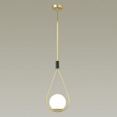 4810/1 PENDANT ODL21 415 золтой/черный/белый Подвес E14 1*40W FLARI