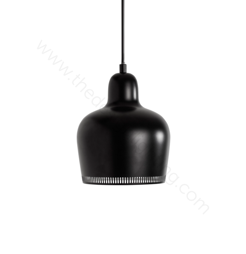 Pendant design lamp A330S Golden Bell by Artek (Black)