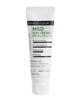 Derma Factory Мягкий солнцезащитный крем MILD SUN CREAM ,30 мл