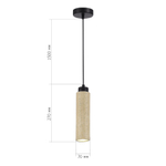 Светильник подвесной EARTHY GU10 LED 1х5W