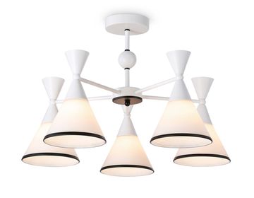 Потолочный светильник 5*Е27 TR3165/5 WH/BK белый/чёрный Traditional Modern Ambrella