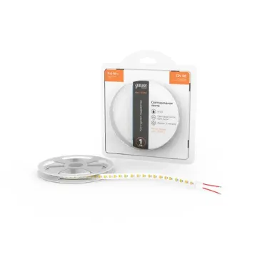 Лента  в комплекте LED 2835/120 12V 9,6W/m 624lm/m 3000K 8mm IP20 5m 1/100 BT064 Basic Gauss