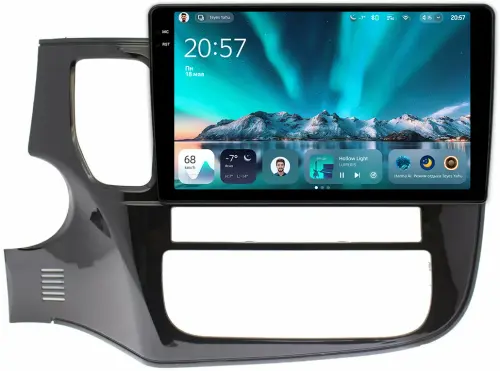 Магнитола для Mitsubishi Outlander 3 2012-2022 (левый руль) - Teyes CC4 монитор 10.36" 2K QLED на Android 14, Быстрейшая, Snapdragon 680, DSP, CarPlay, 4G SIM-слот