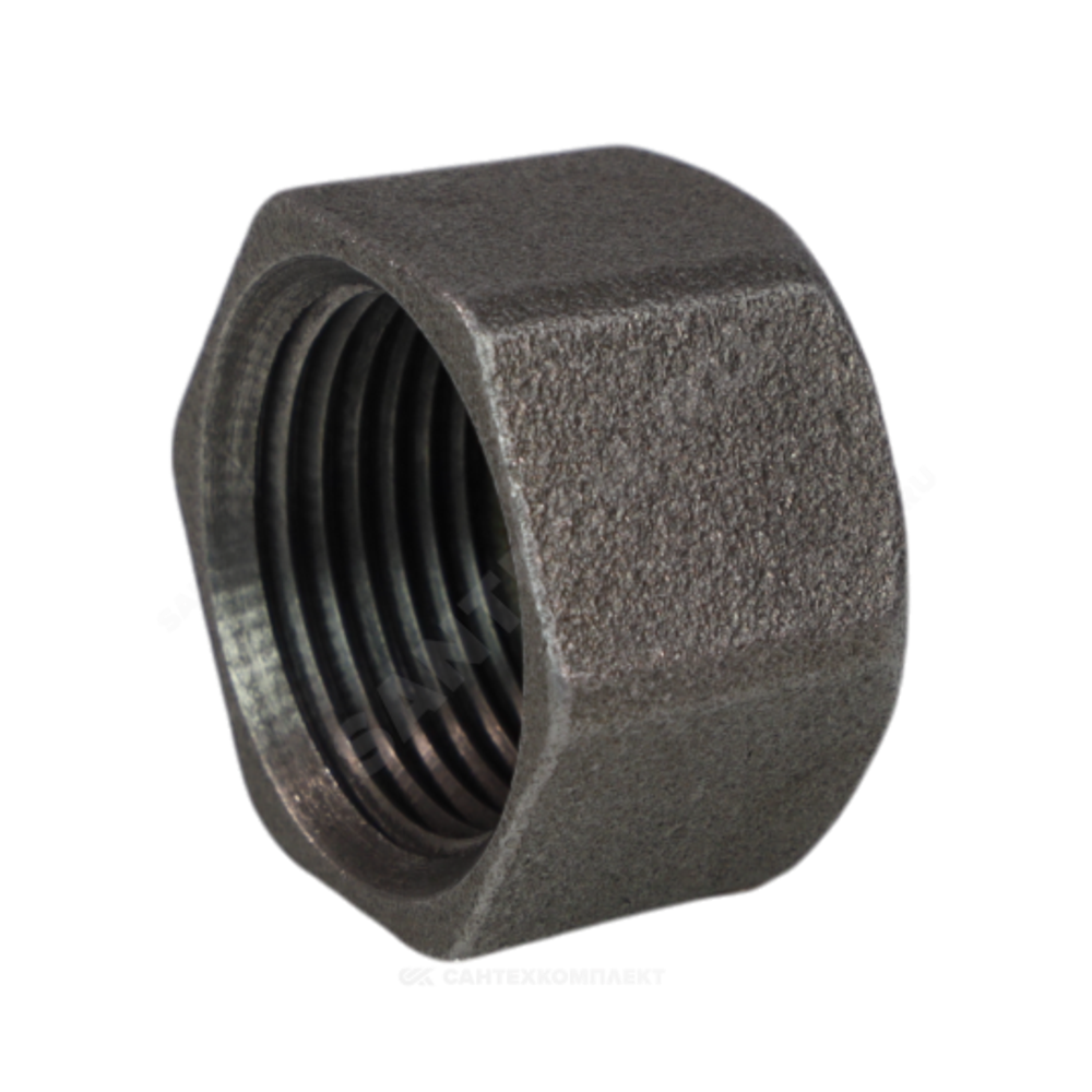 Заглушка чугун Ду 15 (1/2") ВР Fittex PLUS
