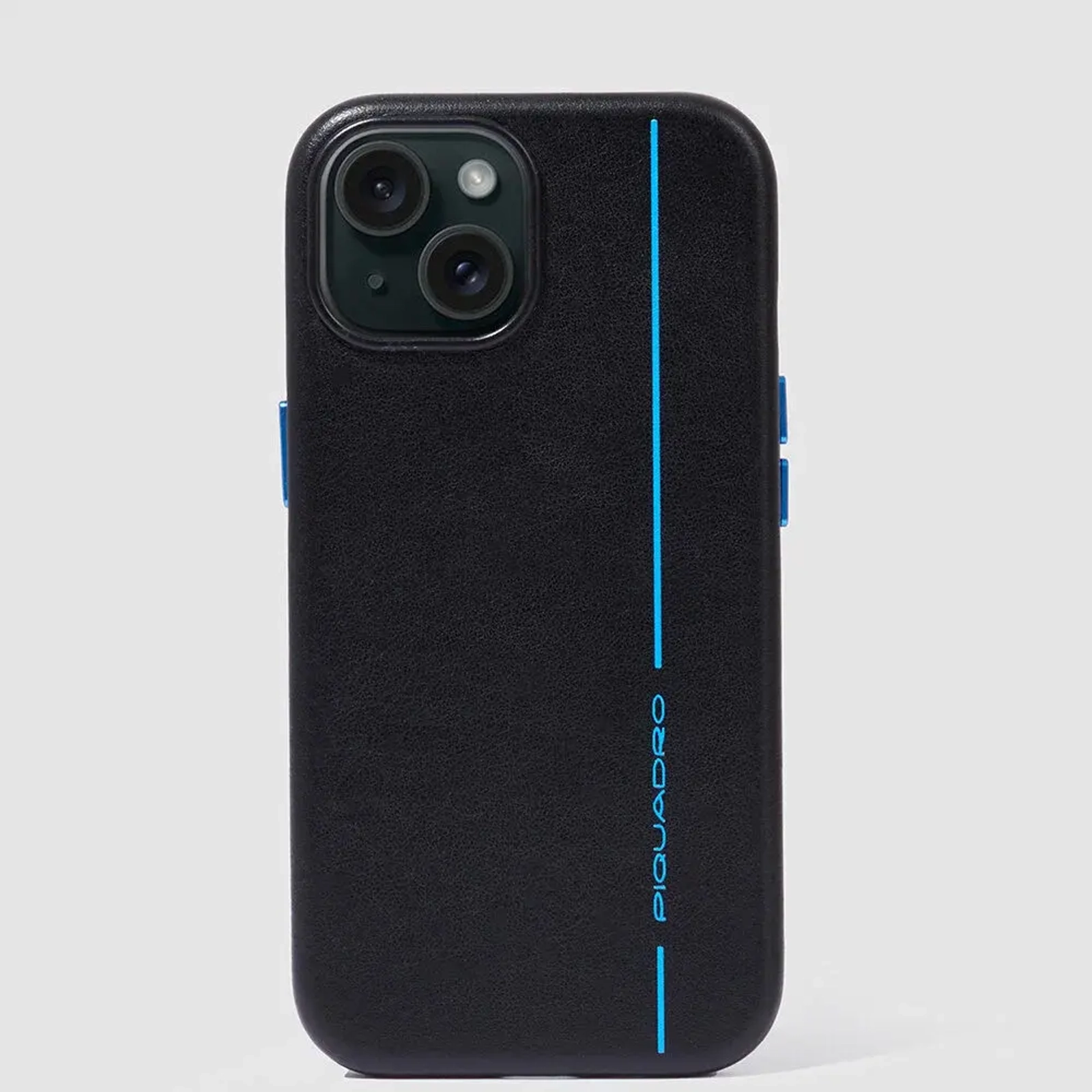 Чехол кож для iPhone 15 Plus Blue Square AC6439B2/Nero