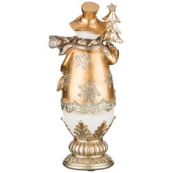 ФИГУРКА "СНЕГОВИК" 12,5*9,5*28 СМ. (КОР=12ШТ.)