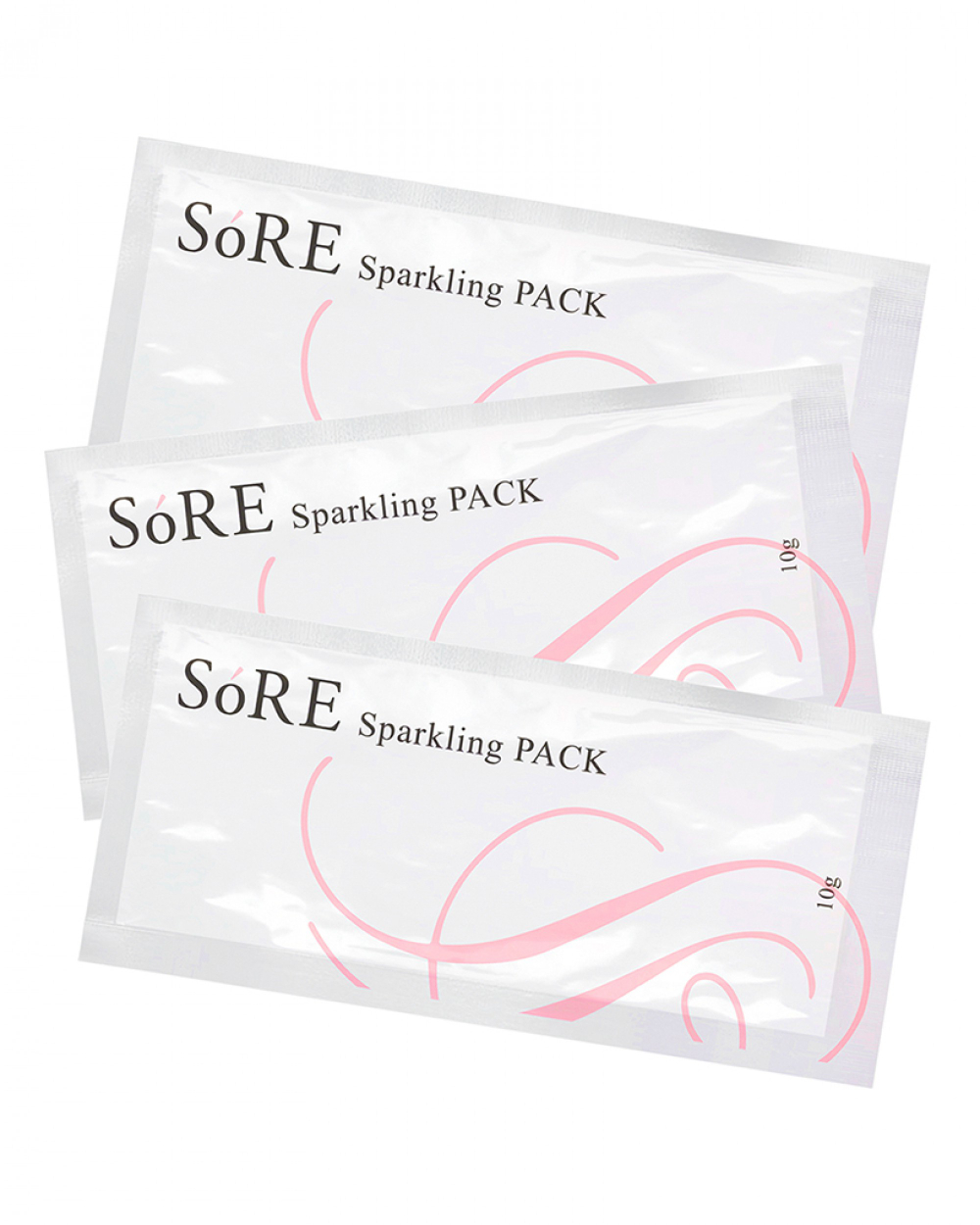 Гелевая маска Спарклинг для карбокситерапии (3 шт) Saprkling Pack, 3 х 10 мл