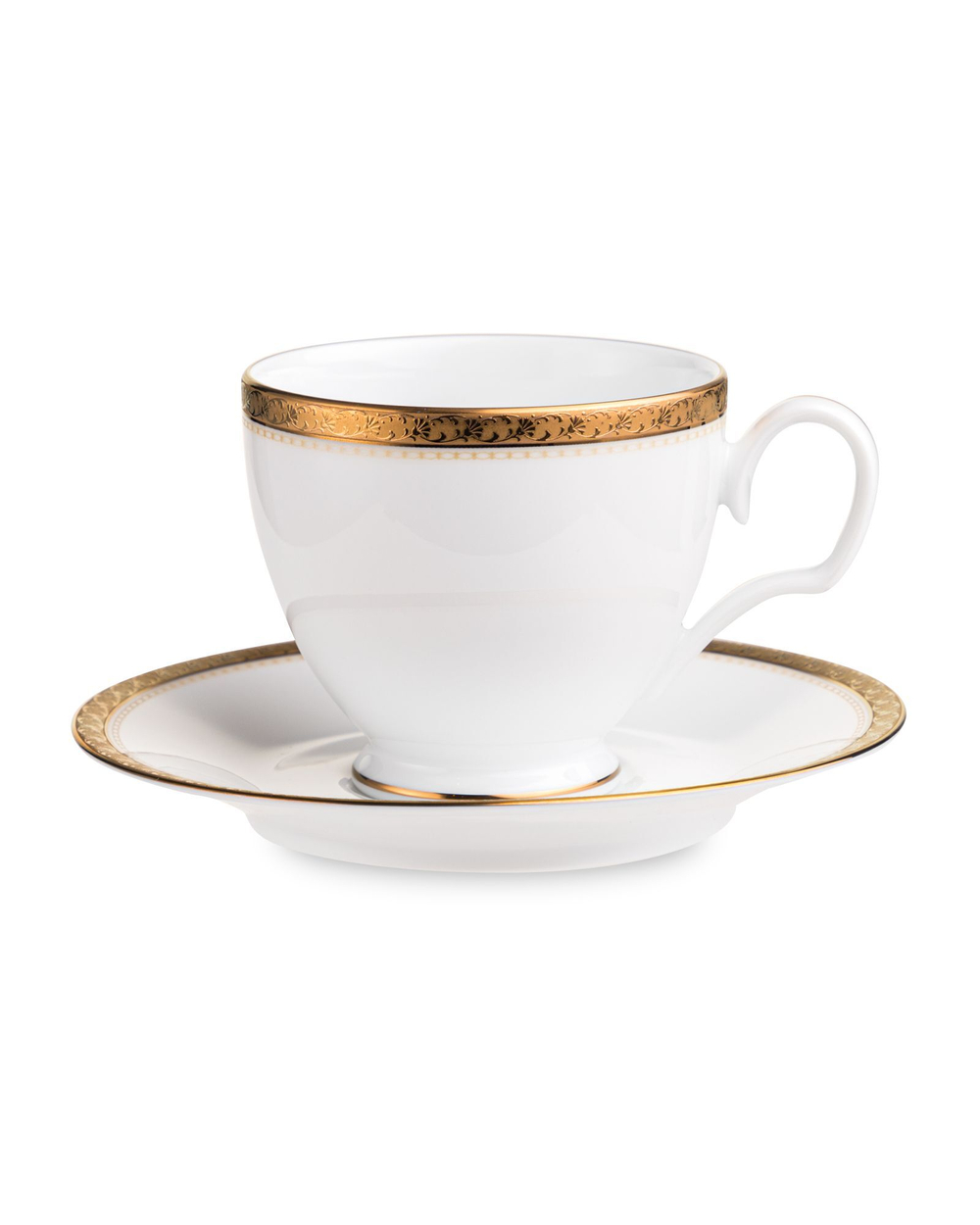 Набор чашек чайных с блюдцами 4шт 240мл Noritake Шарлотта Голд