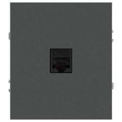 Розетка ЭРА Arktik 16-3107-06 информационная RJ45 графит | Эра Arktik