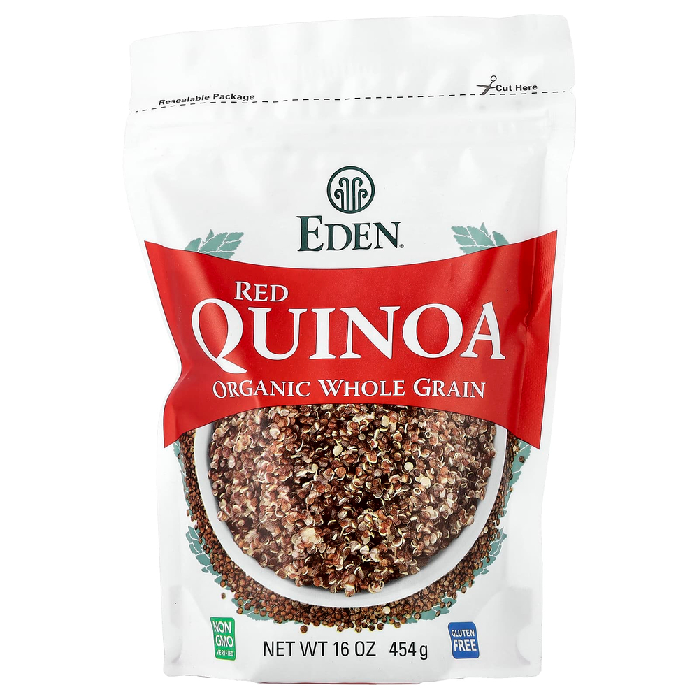 Eden Foods, Органическое цельное зерно, красная киноа, 454 г (16 унций)