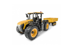Радиоуправляемый фермерский трактор Double Eagle JCB с прицепом 2.4G масштаб 1:16 - E360-003