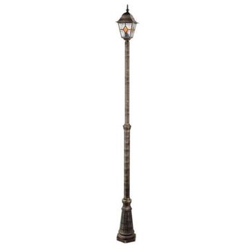 Уличный светильник на столбе 1*Е27 A1542PA-1BN коричневый Madrid Arte Lamp