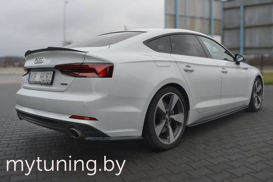 Сплиттеры накладок на пороги для AUDI S5 / A5 B9 Sportback S-Line (16-...)