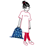 Мешок детский mysac abc friends blue