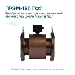 Преобразователь расхода электромагнитный ПРЭМ-150 ГФ2 L0/R/16/НЖ/IP68/12/A