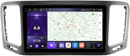 Магнитола для Volkswagen Sharan - Kuberg OL-9915 QLed+2K, Android 12, Быстрая, CarPlay, 4G SIM-слот