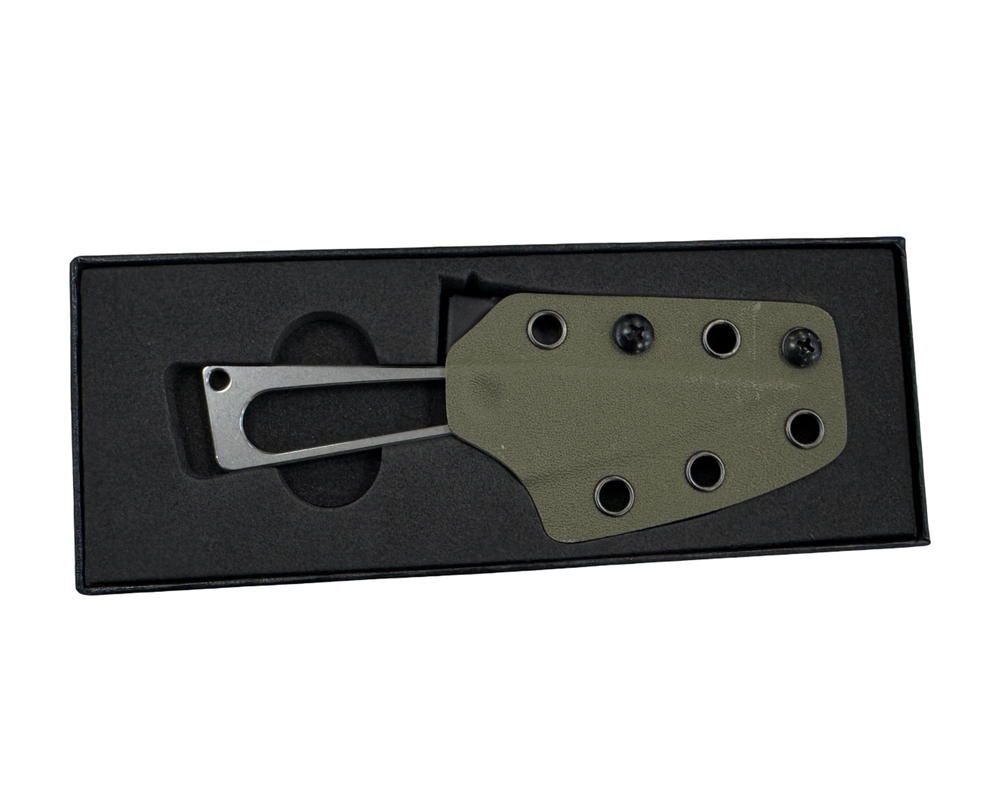 Скелетный нож Daggerr Sharx 2.0, сталь 8Cr13MOV, ножны Olive kydex, SHXOL