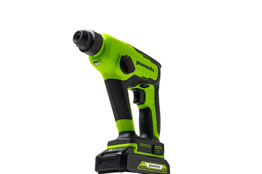 Аккумуляторный перфоратор Greenworks GD24SDS1,3803107, 24v, 1.2 Дж, без АКБ и ЗУ