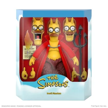 Фигурка Super7 - The Simpsons Devil Flanders Wave 4