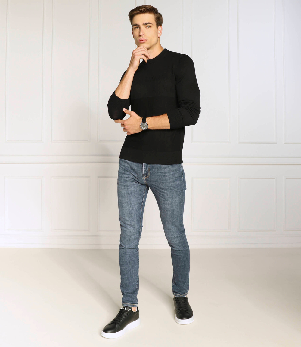 свитер Armani Exchange - черный(6LZM1D ZMW8Z)