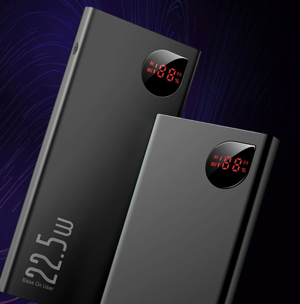 Внешний аккумулятор повербанк Power Bank 10000mAh 22,5W BASEUS