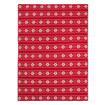 Плед из хлопка с новогодним рисунком frostwork из коллекции new year essential, 130x180 см