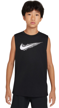 Футболка для мальчика теннисная Nike Boys Multi Dri-FIT Sleeveless Shirt