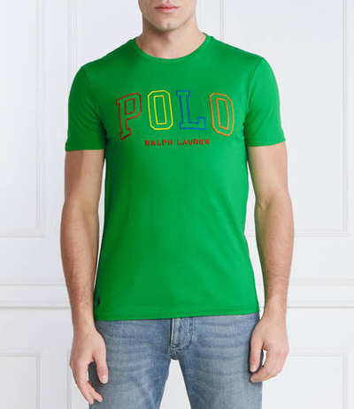 Футболка JERSEY POLO RALPH LAUREN - зеленый(710929077)