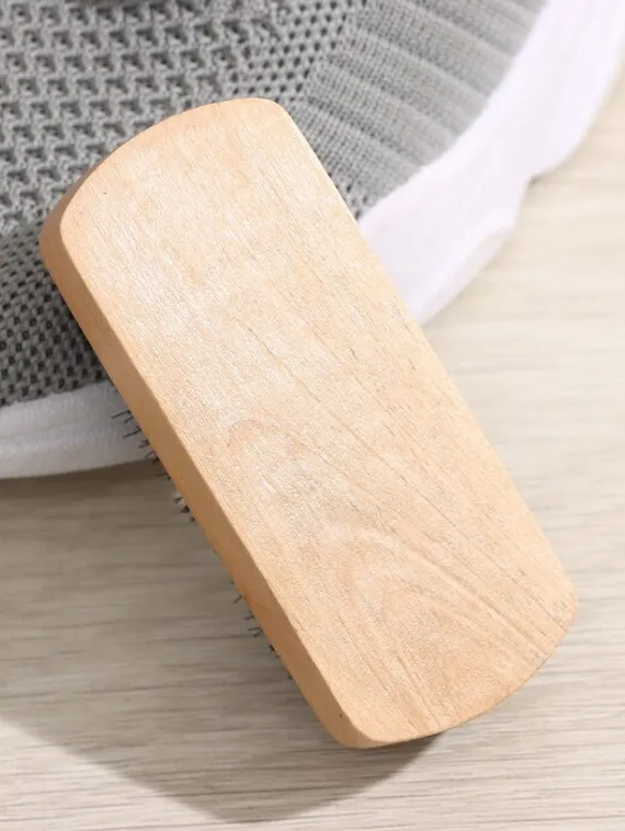 Щётка для одежды и обуви, 8,3×3,5×2,5 см, искусственная щетина