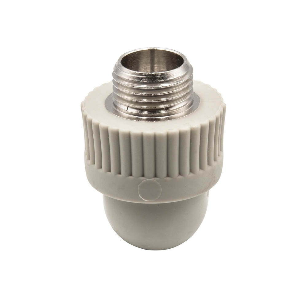 Уголок комб. нар 20х1/2'' EVER® СЕРЫЙ (Россия)